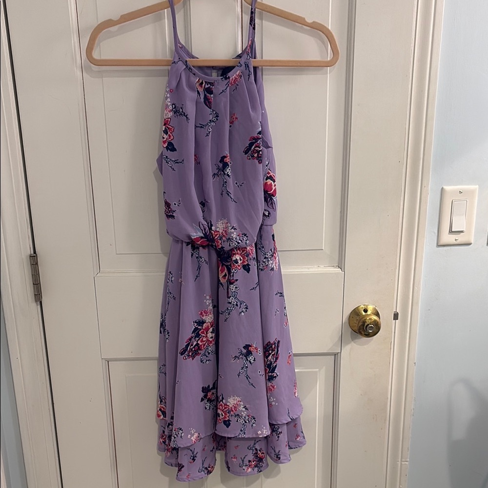 Purple flower dress